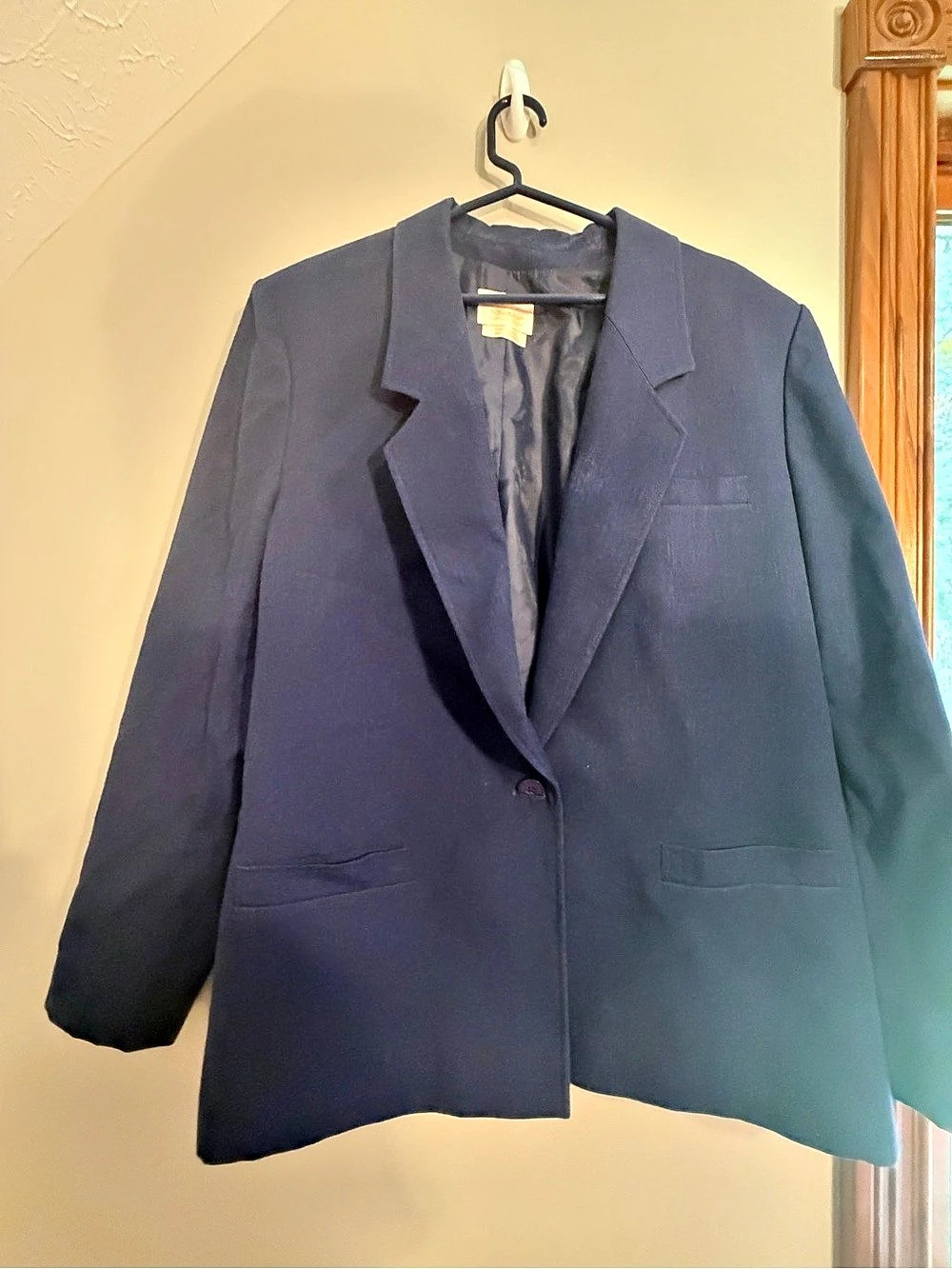 Vintage Pendleton Country Sophisticates Navy Blue Blazer Blazer Jacket Size 18